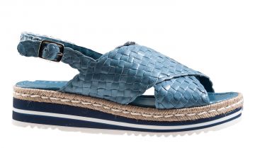 Pons Quintana 9093 jeans blau Sandale