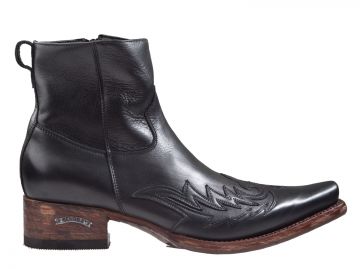 Sendra 11783 schwarz Leder Westernstiefel.