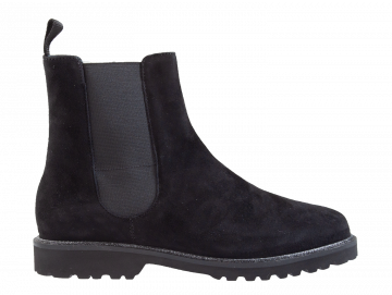 Sioux Meredith-745 schwarz Veloursleder Stiefelette