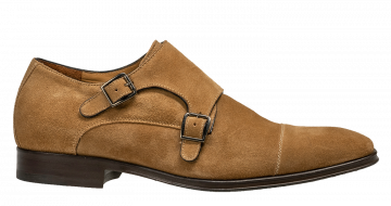 Van Bommel Raffa 01.09 H light brown Monk Schnallenschuh