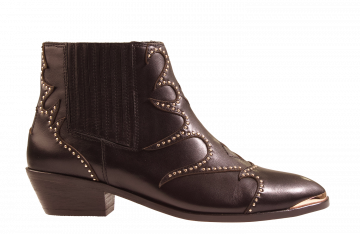 Toral Sonia Punk Seta Negro Stiefelette