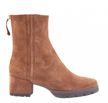 Unisa Jesus cognac Veloursleder Stiefelette