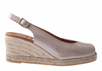 Viguera 2067 Taupe lack Espadrille