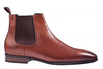 Van Bommel SBM-60003-24-01 G1/2 cognac Leder Chelseaboot.