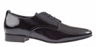 AGL Costanza Derby Black Lackleder Mokassin