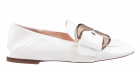 AGL Sheryl Buckles Offwhite Mokassin