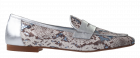 Chantal Daniëlle Iris Blauw silver Slipper