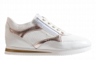 DL-Sport 6252 White gold combi Sneaker