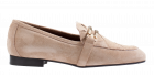 Evaluna G04 taupe Veloursleder Slipper.