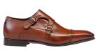 Floris van Bommel Gilli 04.00 SFM-30015-24-01 G1/2 cognac Leder Monk-Schnallenschuh. 