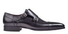 Greve 4453 88-002 schwarz Slipper mit einer schmalen Doppelschnalle.