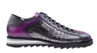 Harris 2917 purple antraciet croco combi Schnürschuh