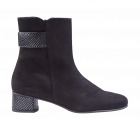 Hassia 6-30-3092 schwarz Veloursleder Stiefelette