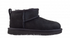 UGG Kids Classic Ultra Mini Black korte laars