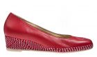 La Moda 54901 rot Leder Espadrille. 