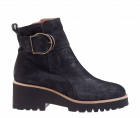 Paul Green 9763-104 soft Veloursleder Black Stiefelette
