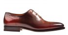 Santoni 17029 braun multi color Leder Herrenschnürer