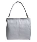 Chantal 1993 leder Handtasche grau mit 3 Fächer.