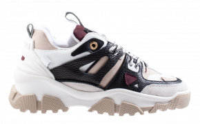 Mason Garments Genova 13E Tricolore Beige Sneaker