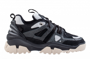 Mason Garments Genova 14E Luna Black Sneaker