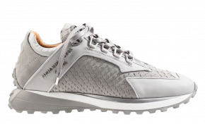 Benjamin Berner BNJ Alpha Python Cut-Matt Grey Low-Top Runner