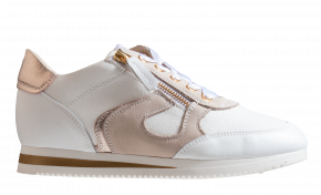 DL-Sport 6251 White taupe combi Sneaker
