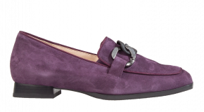 Hassia 6-30-0846 lila Veloursleder Slipper