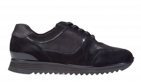 Hassia 6-30-2033 schwarz Veloursleder Sneaker