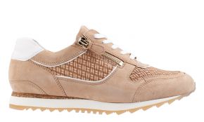 Hassia 3-30-1918 H creme 1206 beige Veloursleder Sneaker.