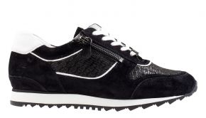 Hassia 3-30-1918 H schwarz Veloursleder Sneaker