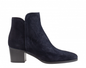 Lilian 12000 blau Veloursleder Stiefelette