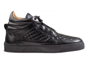 Leandro Lopes 038-02 Mid Top Faisca schwarz Sneaker