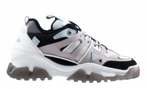 Mason Garments Genova 10E Tricolore Grey Sneaker.