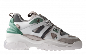 Mason Garments Genova 17F Smeraldo White Sneaker.