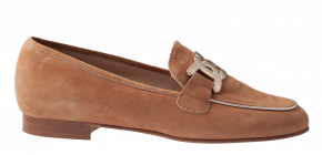 Paulette H435M cognac Veloursleder Mokassin
