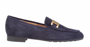 Paulette K105M blau Mokassin