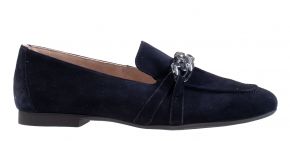 Paul Green 2943-031 blau Veloursleder Pantolette