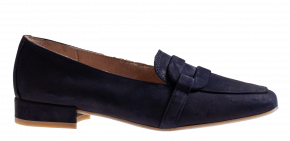 Paul Green 2983-023 blau Veloursleder Mokassin