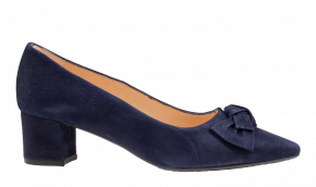 Peter Kaiser Blia blau Veloursleder Pumpe