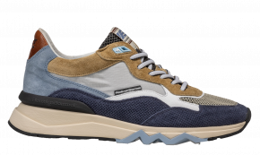 Floris van Bommel De Zager 02.19 G1/2 Blue Sneaker