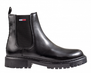 Tommy Hilfiger Branded Tape schwarz Chelseaboot
