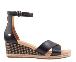 UGG Eugenia black sandals