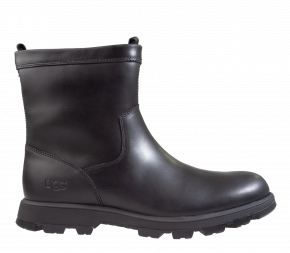 UGG Kennen Black Leather Boot