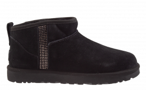 UGG Classic Ultra Mini Bling kurzer Stiefel Black