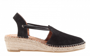 Viguera 1825 schwarz Espadrille