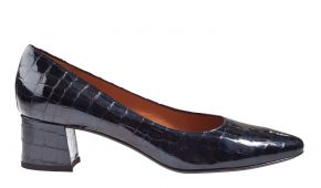 Voltan 47143 blauw Kroko Lack Pump