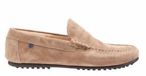Van Bommel SBM-40017-22-01 H lightbrown Veloursleder Mokassin.