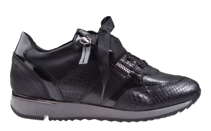 DL-Sport 4819 zwart combi sneaker.