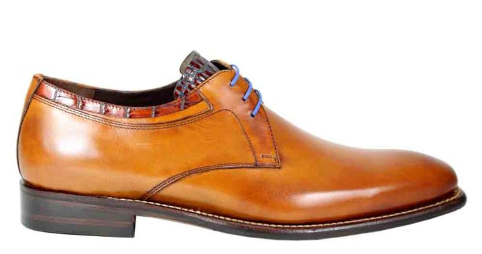 Floris van Bommel 19062 veterschoen heren cognac | Schutrups Schoenen Exloo