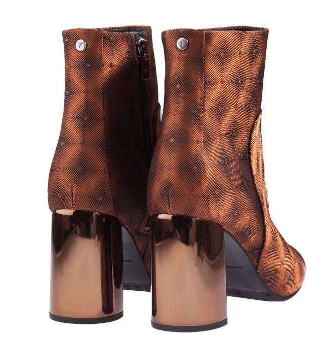 Floris van bommel 85667/02 rust textile enkellaars.